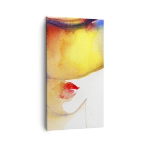 Obraz na plátne - Portrét dámy    - 45x80 cm