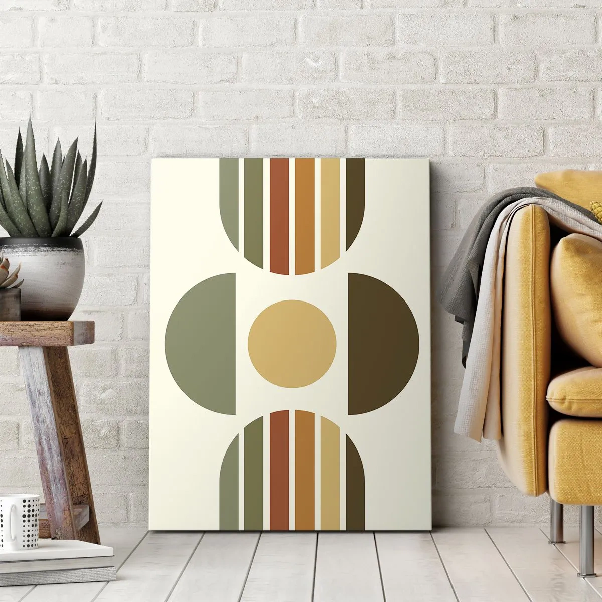 Obraz na plátne - Vo farbách zeme - 80x120 cm