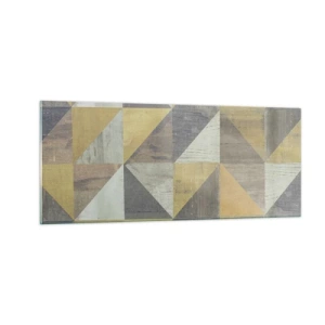 Obraz na skle - V uhle trojuholníka - 100x40 cm
