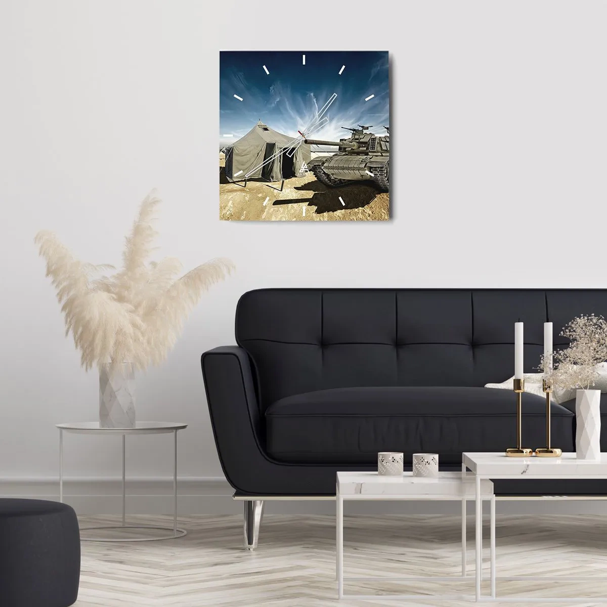 Nástenné hodiny - Militantný sen - 30x30 cm