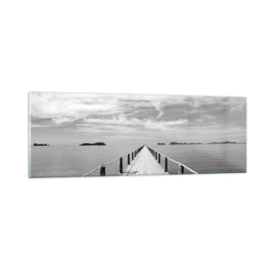 Obraz na skle - Čo tak cesta… - 90x30 cm