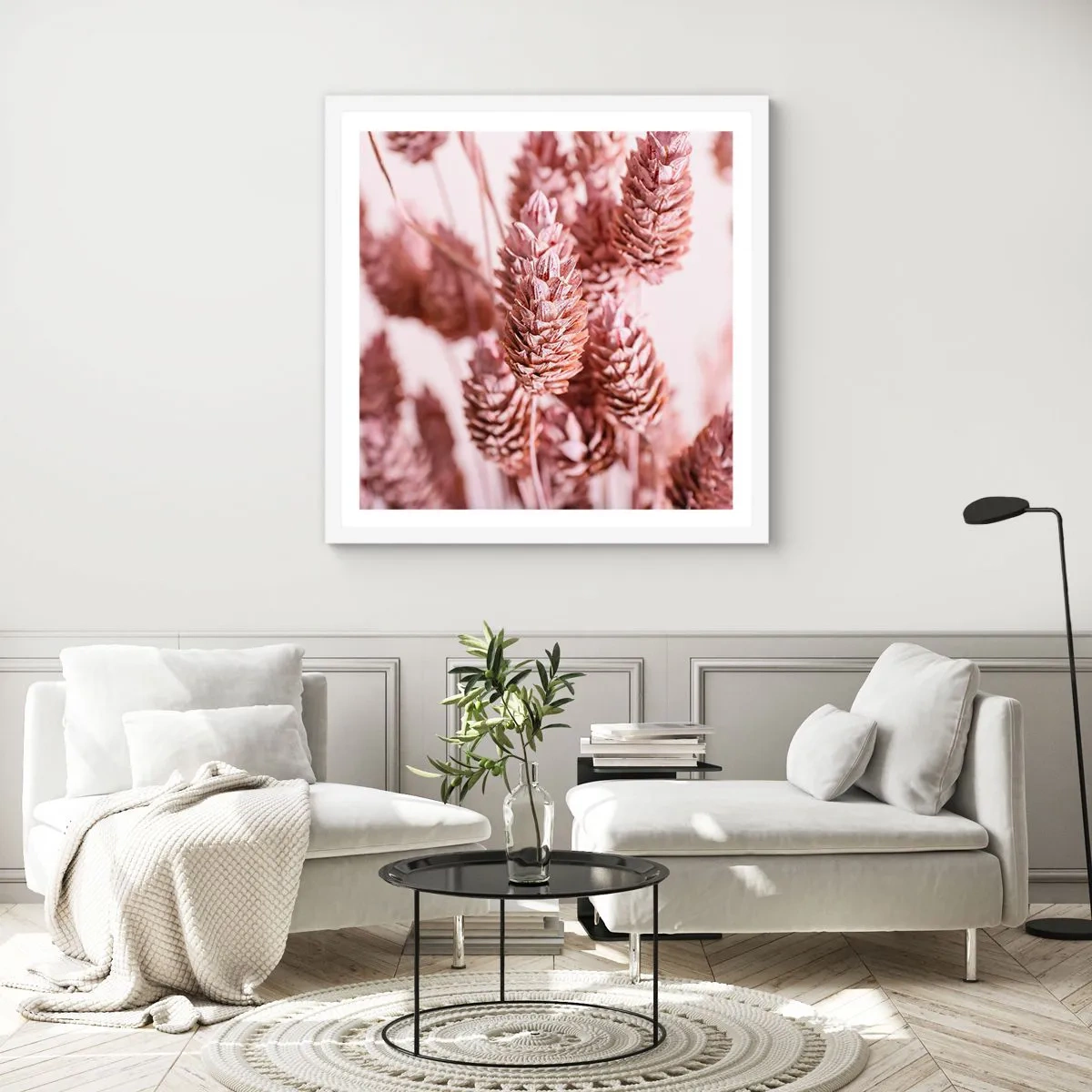 Plagát v bielom ráme - Zdanlivo nenápadné - 60x60 cm