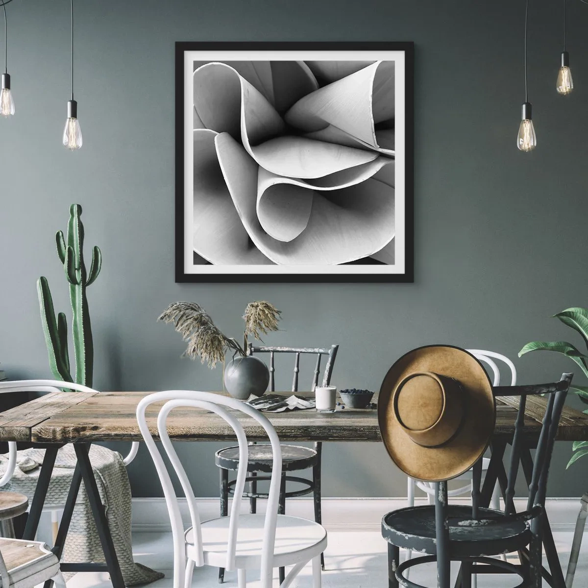 Plagát v čiernom ráme - Deje sa vo vesmíre - 40x40 cm