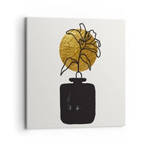 Obraz na plátne - Krása, ktorá má cenu zlata - 70x70 cm