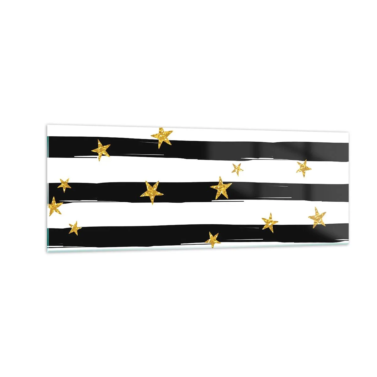 Obraz na skle - Všetci sme sa narodili pod šťastnou hviezdou - 140x50 cm