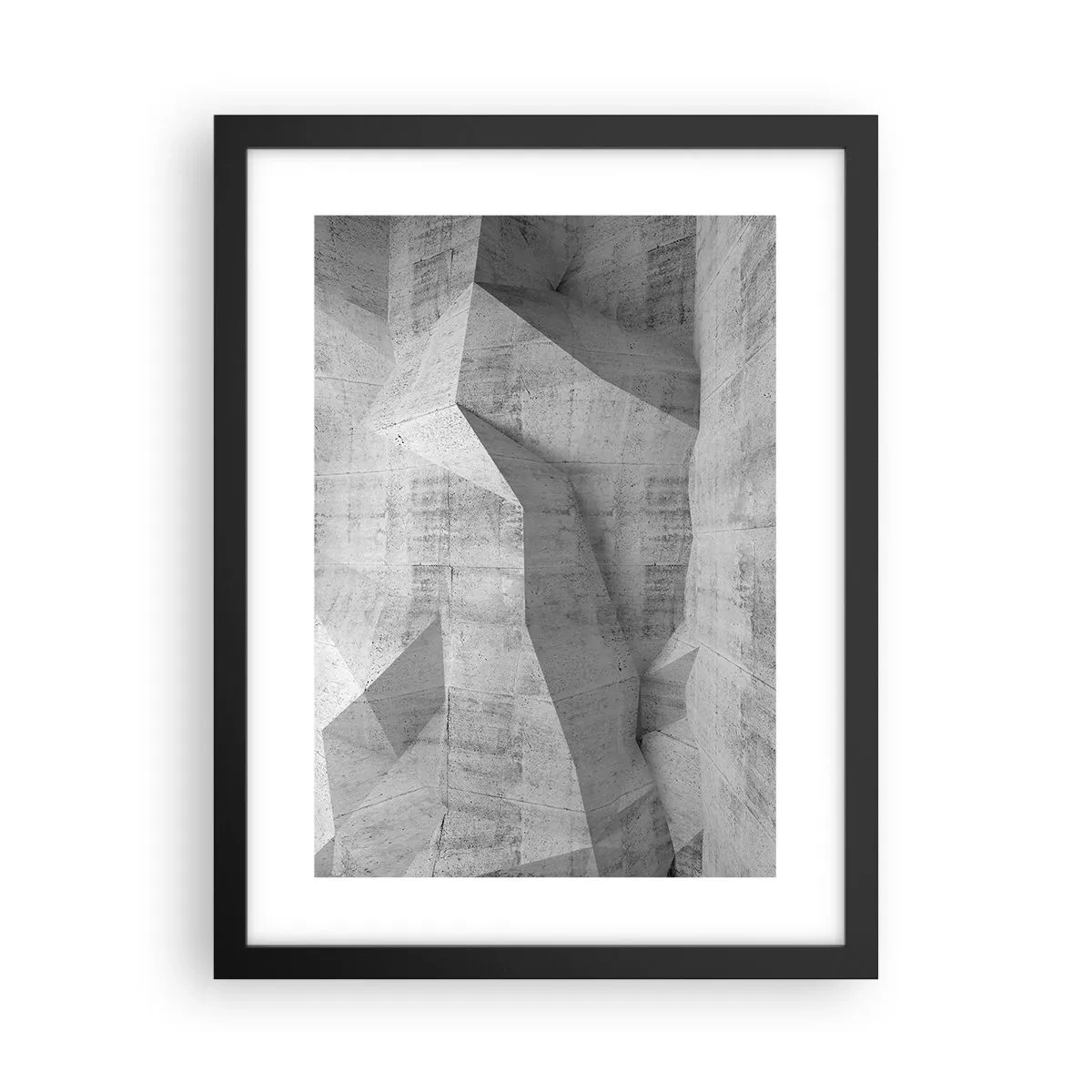 Plagát v čiernom ráme - Skutočná výzva - 30x40 cm