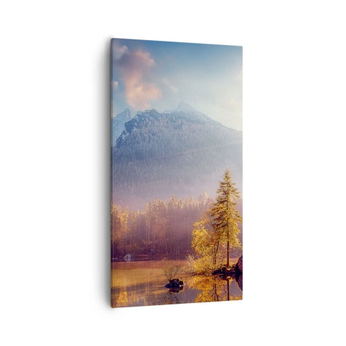 Obraz na plátne - V horách a údoliach - 55x100 cm