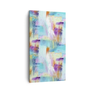 Obraz na plátne - Veselé striedavé cákance - 45x80 cm