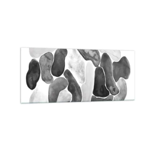 Obraz na skle - Kamenistá abstrakcia - 120x50 cm