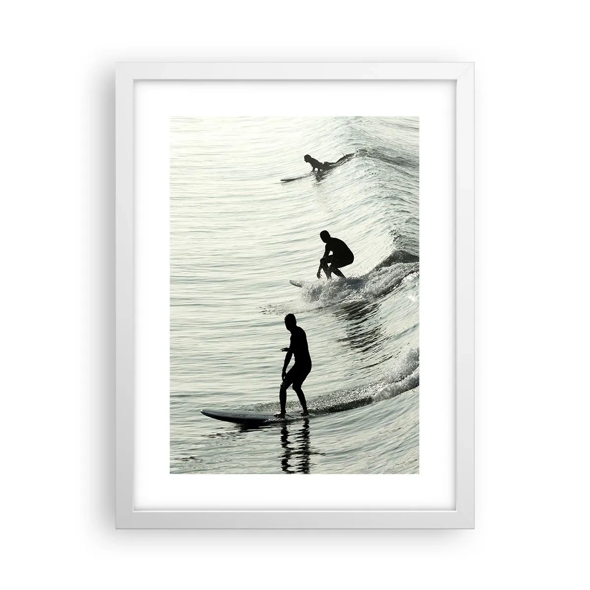 Plagát v bielom ráme - Vlne v ústrety - 30x40 cm