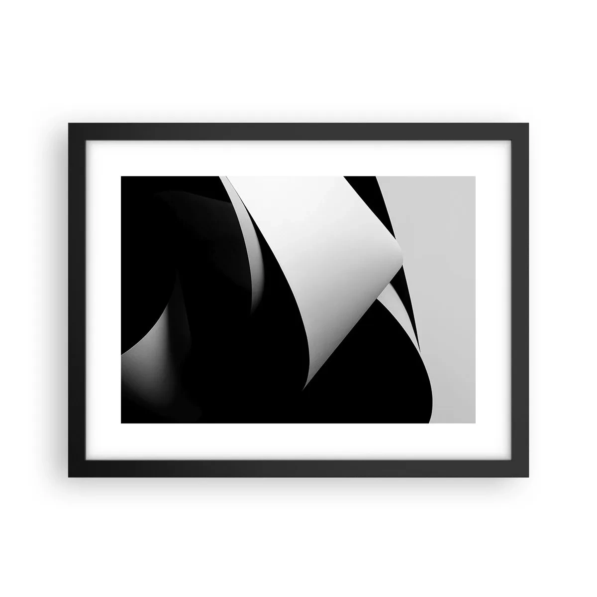 Plagát v čiernom ráme - Svetlo z hlbín tieňa - 40x30 cm