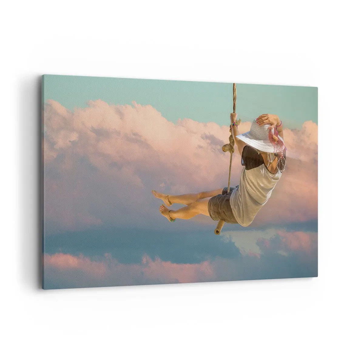 Obraz na plátne - Hra v oblakoch - 120x80 cm