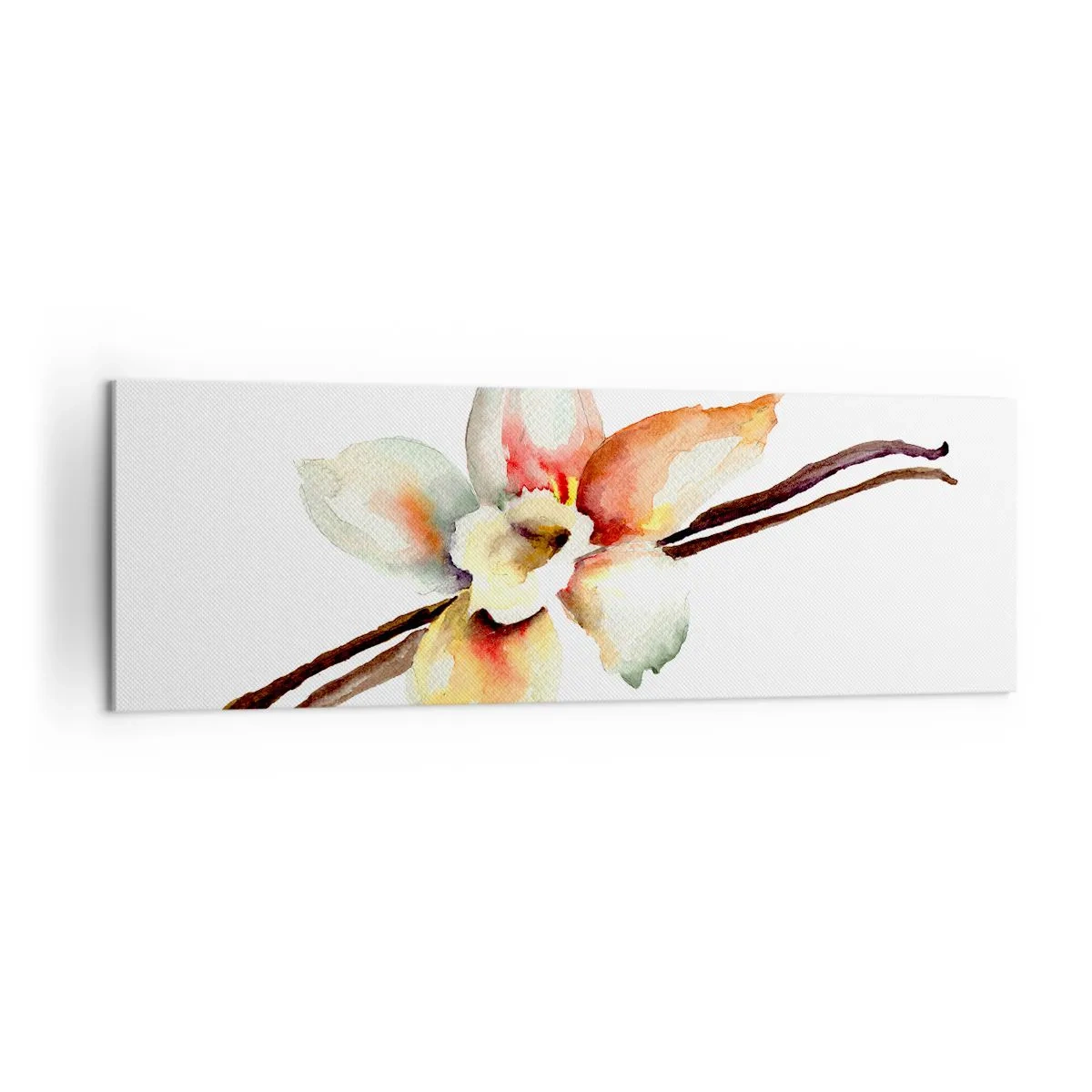 Obraz na plátne - Farbičkou rozliata sladkosť - 160x50 cm