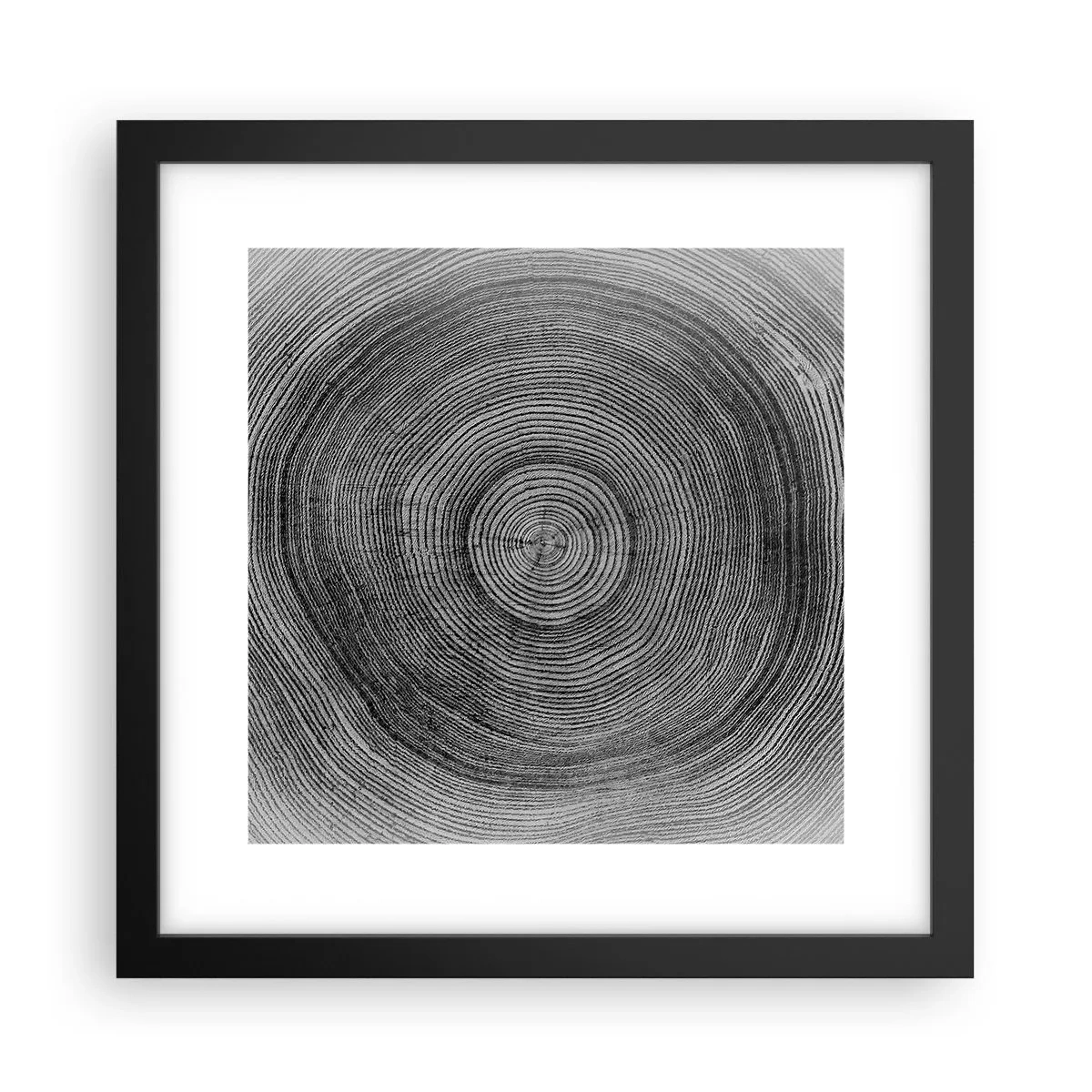 Plagát v čiernom ráme - Znamenie doby - 30x30 cm