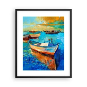 Plagát v čiernom ráme - V južnom zálive - 40x50 cm