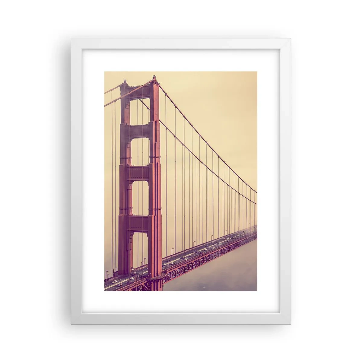 Plagát v bielom ráme - Medzi nebom a zemou - 30x40 cm