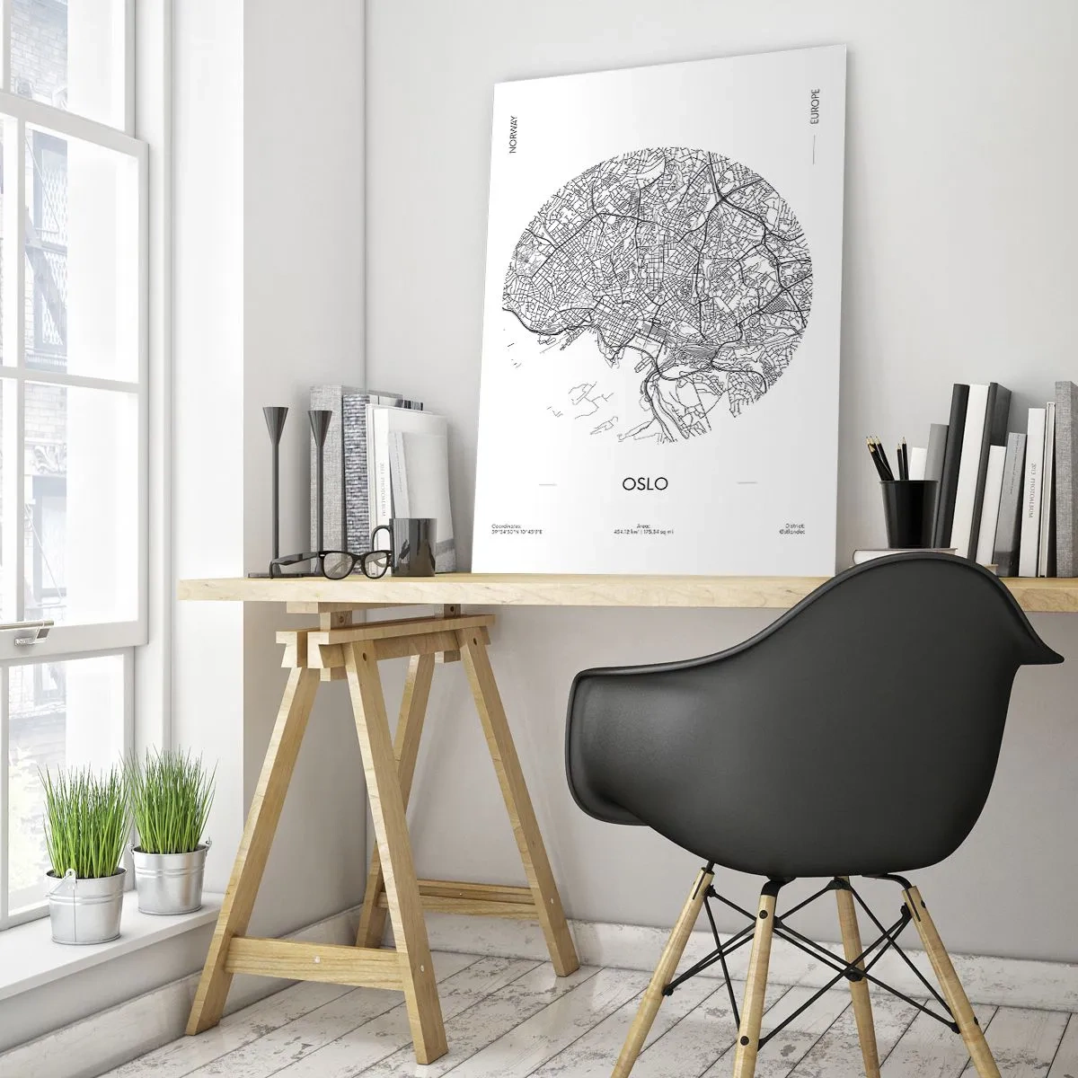 Obraz na skle - Anatómia Osla - 50x70 cm