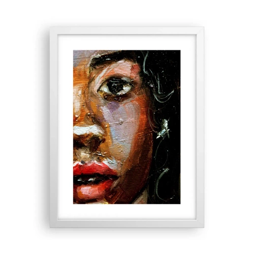 Plagát v bielom ráme - Čierna a jas - 30x40 cm