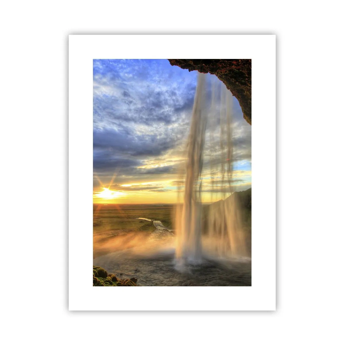 Plagát - Svet za závojom kvapiek  - 30x40 cm