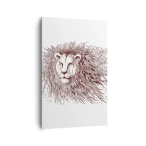 Obraz na plátne - Ohnivý vládca - 80x120 cm