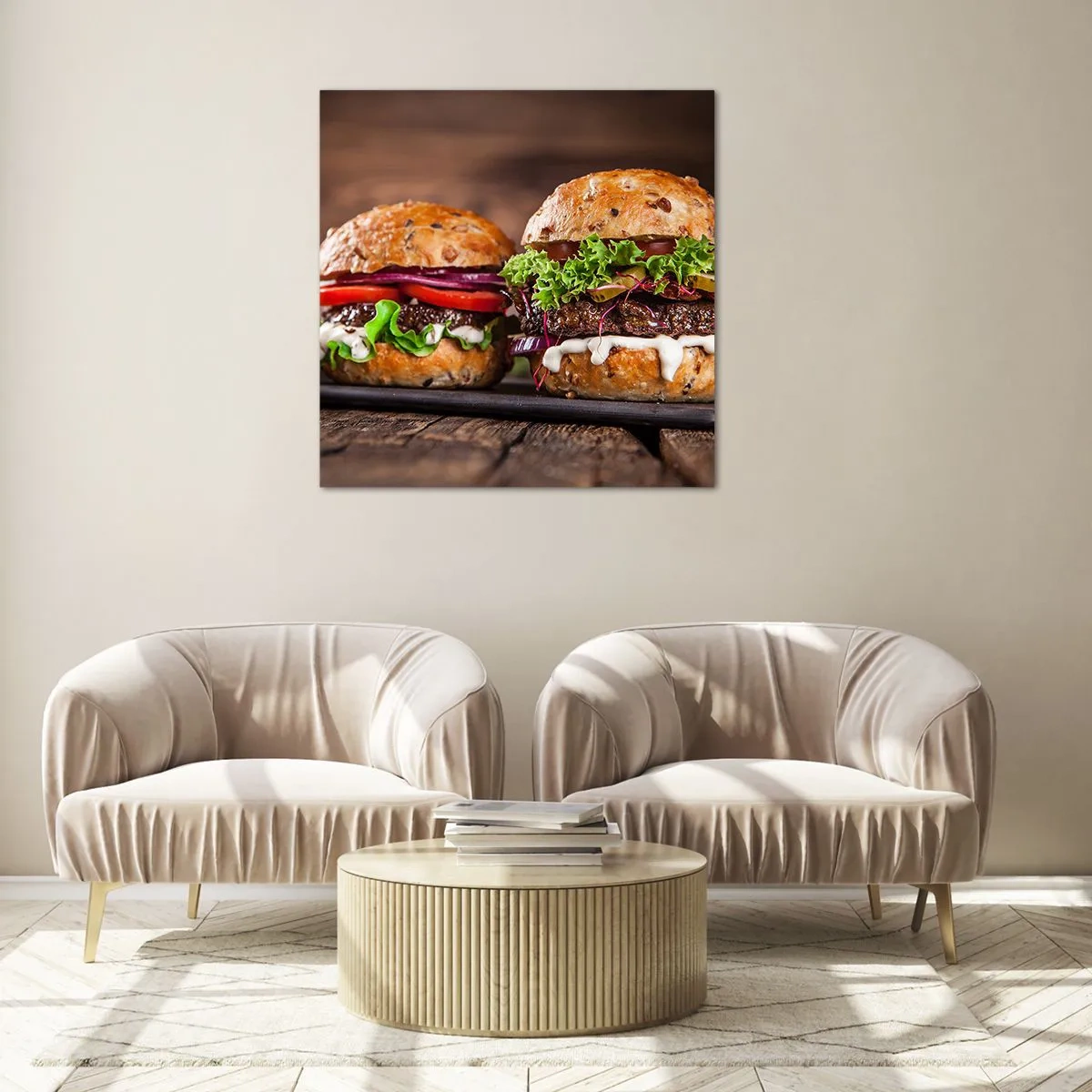 Obraz na skle - American dream - 70x70 cm