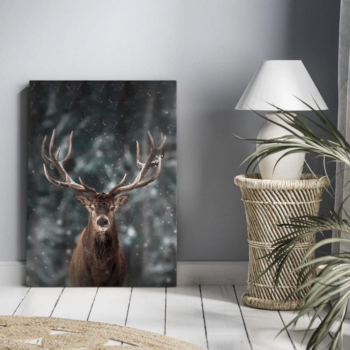Obraz na plátne - Skutočný kráľ lesa - 45x80 cm