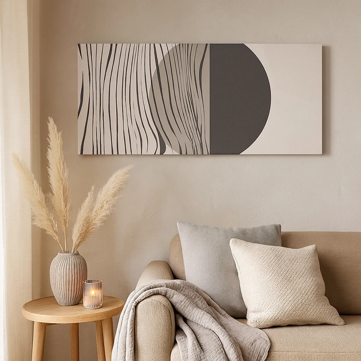 Obraz na plátne - Polovičná kompozícia - 30x30 cm