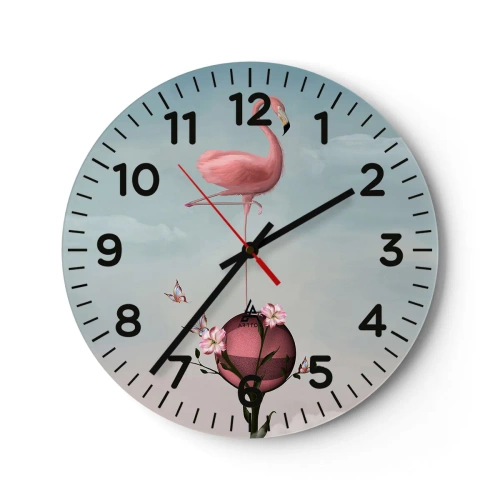 Nástenné hodiny - Basketbalová alegória - 40x40 cm