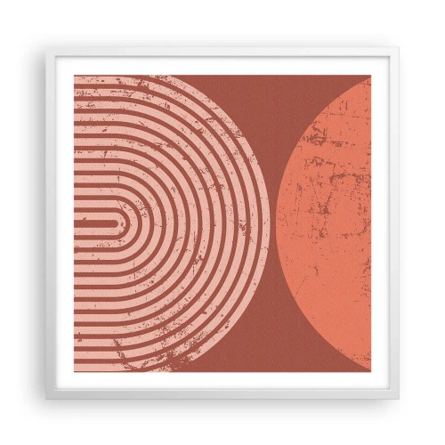 Plagát v bielom ráme - Blízky vzťah - 60x60 cm