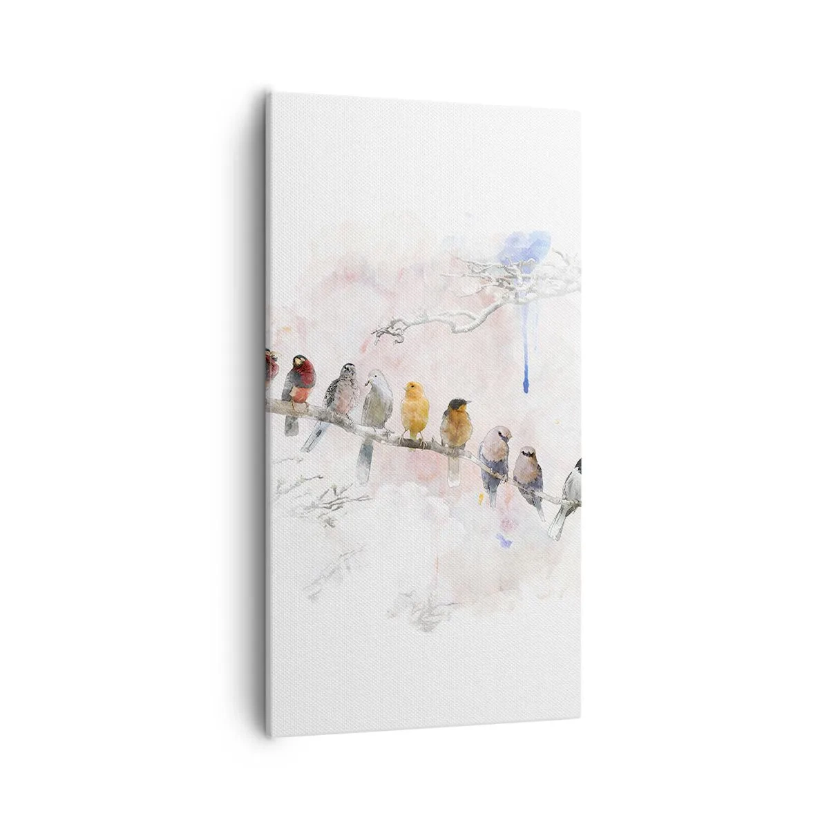 Obraz na plátne - Okrídlené stretnutie - 55x100 cm