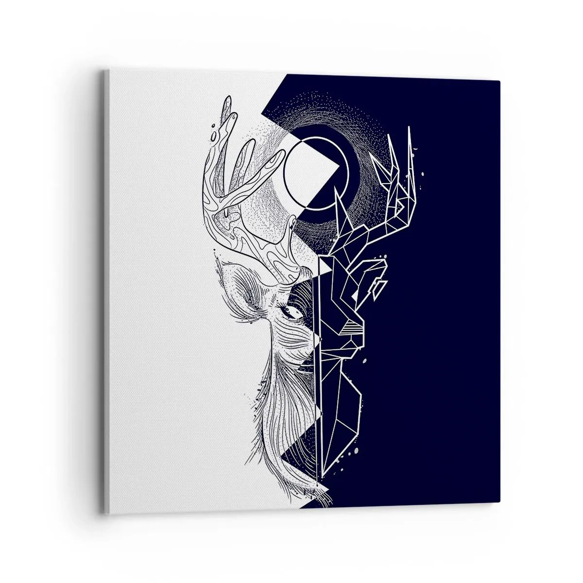 Obraz na plátne - Boj a jednota opakov - 70x70 cm