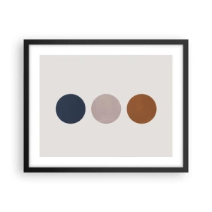 Plagát v čiernom ráme - Symbol dokonalosti - 50x40 cm