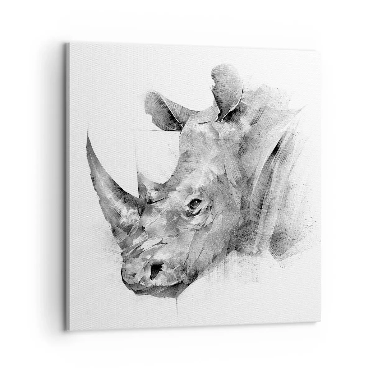 Obraz na plátne - Africký portrét - 60x60 cm