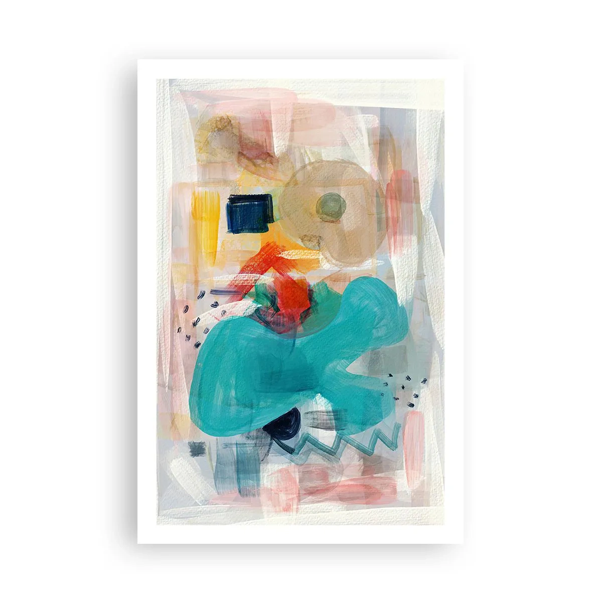 Plagát - Farebná hra - 61x91 cm