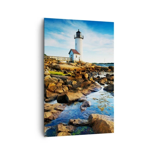 Obraz na plátne - Vráťte sa šťastne, čakám - 80x120 cm