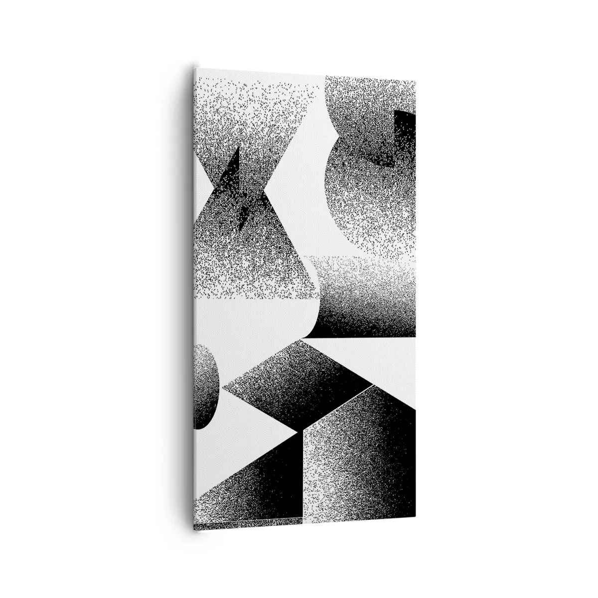 Obraz na plátne - Uhly a ovály - 65x120 cm