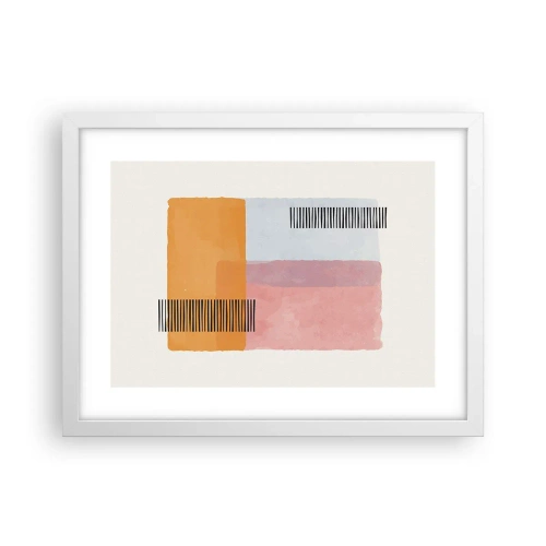 Plagát v bielom ráme - Z rohu do rohu - 40x30 cm