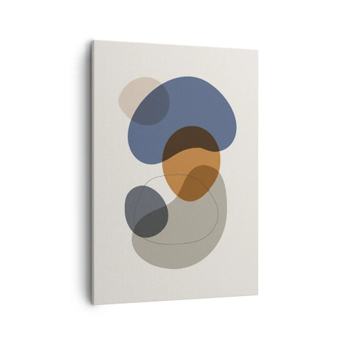 Obraz na plátne - Kvapky farieb - 50x70 cm