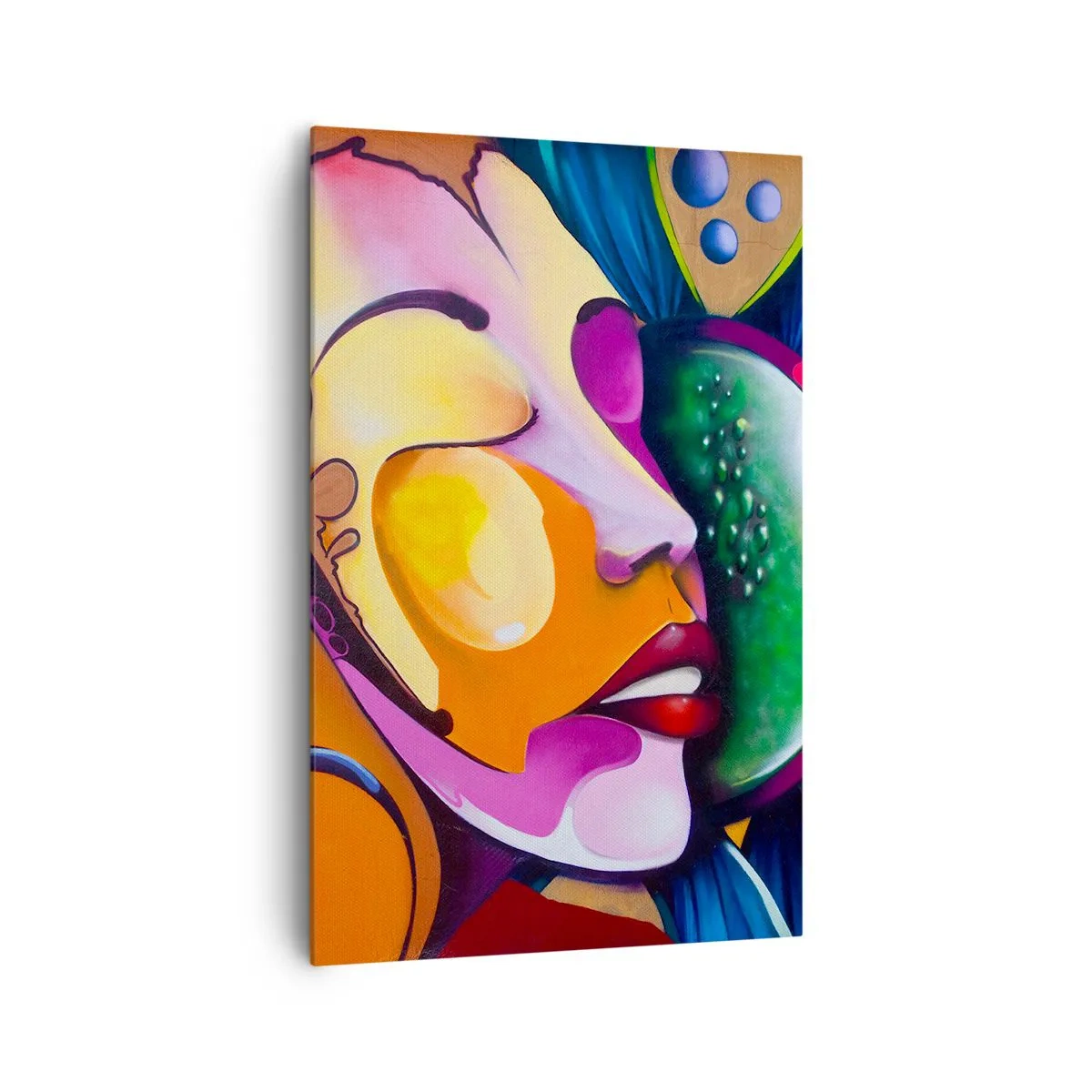 Obraz na plátne - Dotknúť sa farbou - 80x120 cm
