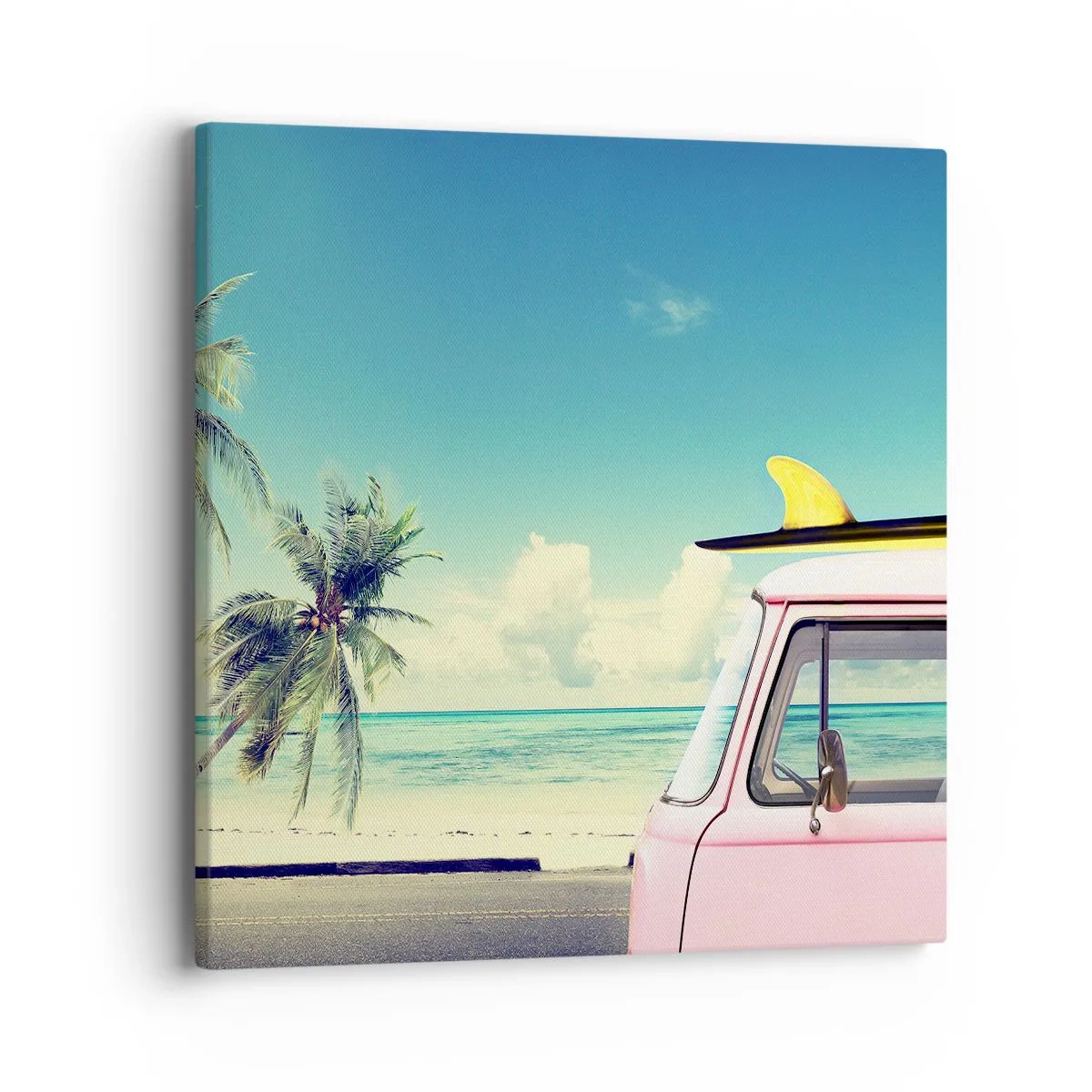 Obraz na plátne - Prázdniny, je čas začať - 40x40 cm