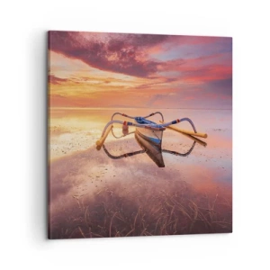 Obraz na plátne - Pokoj tropického večera - 60x60 cm