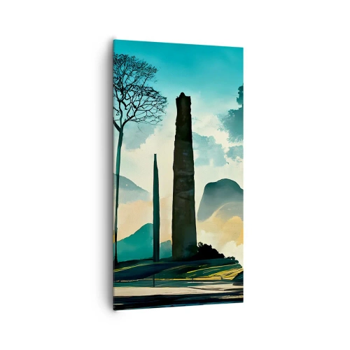 Obraz na plátne - Vyššie a vyššie - 65x120 cm
