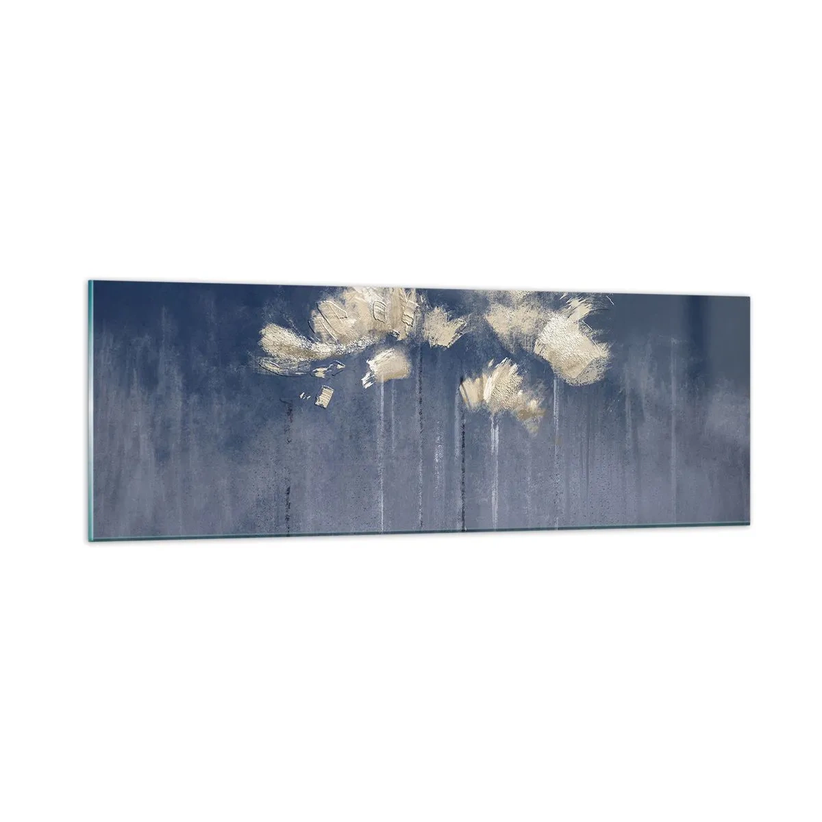 Obraz na skle - Ako okvetné lístky vo vetre - 90x30 cm