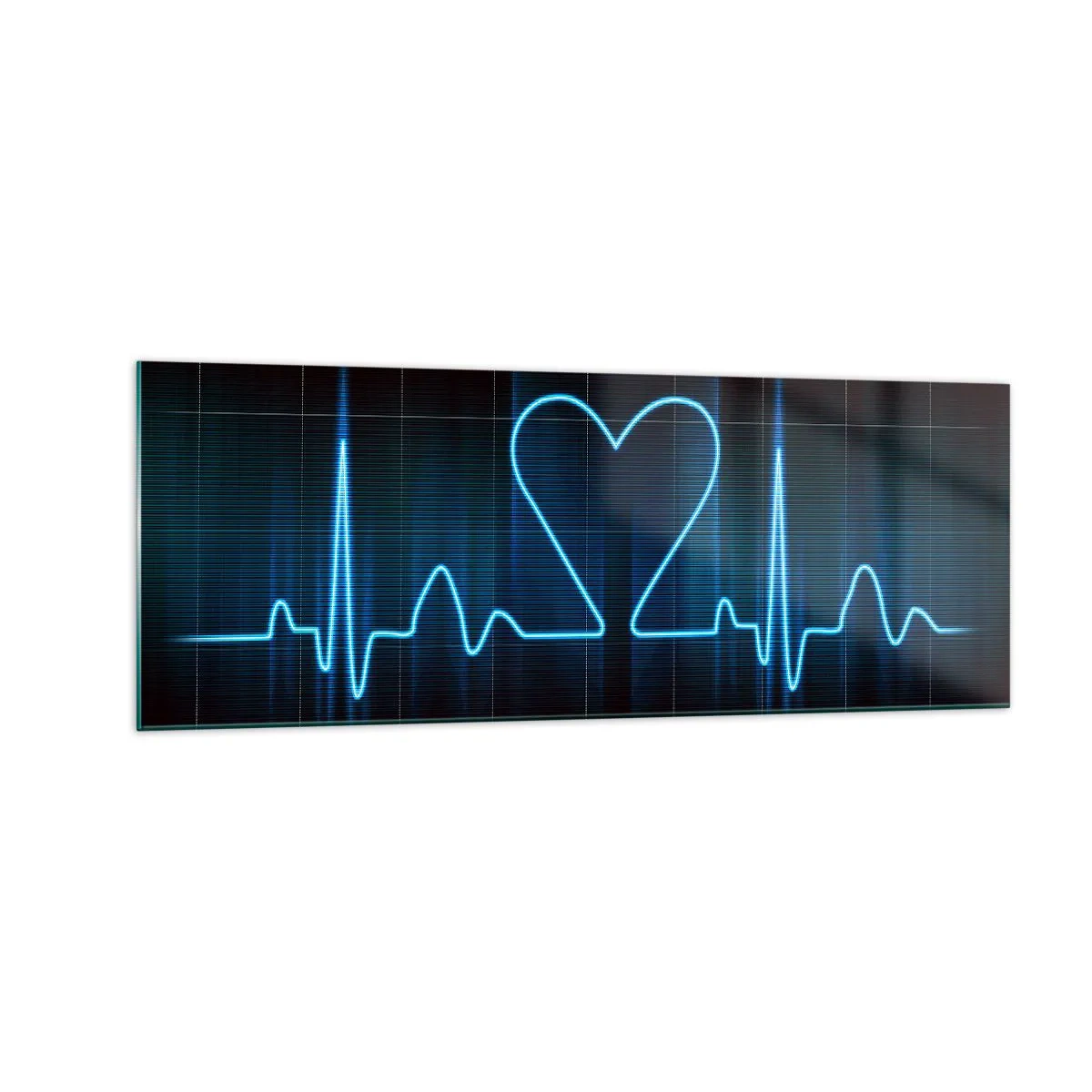 Obraz na skle - V rytme srdca - 140x50 cm