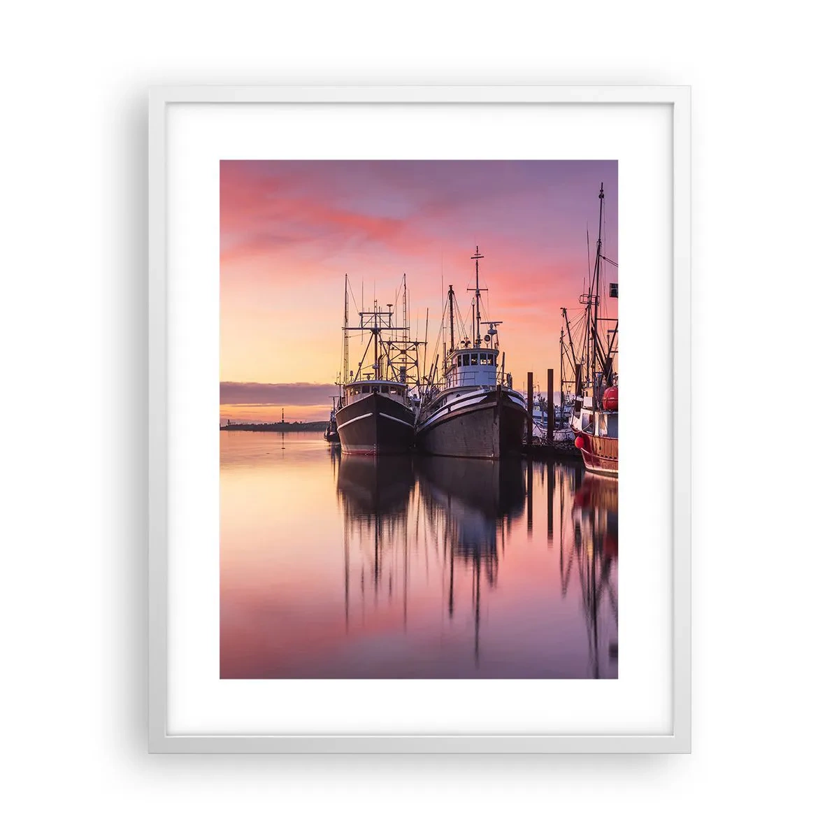 Plagát v bielom ráme - Pred ďalším dňom - 40x50 cm