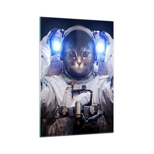 Obraz na skle - Houston, máte problém - 70x100 cm