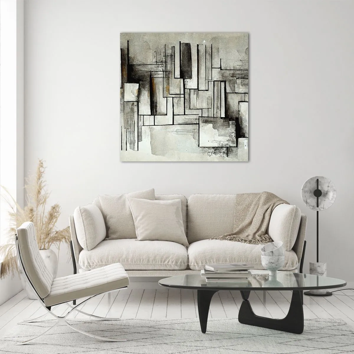 Obraz na skle - Sila jednoduchosti - 60x60 cm