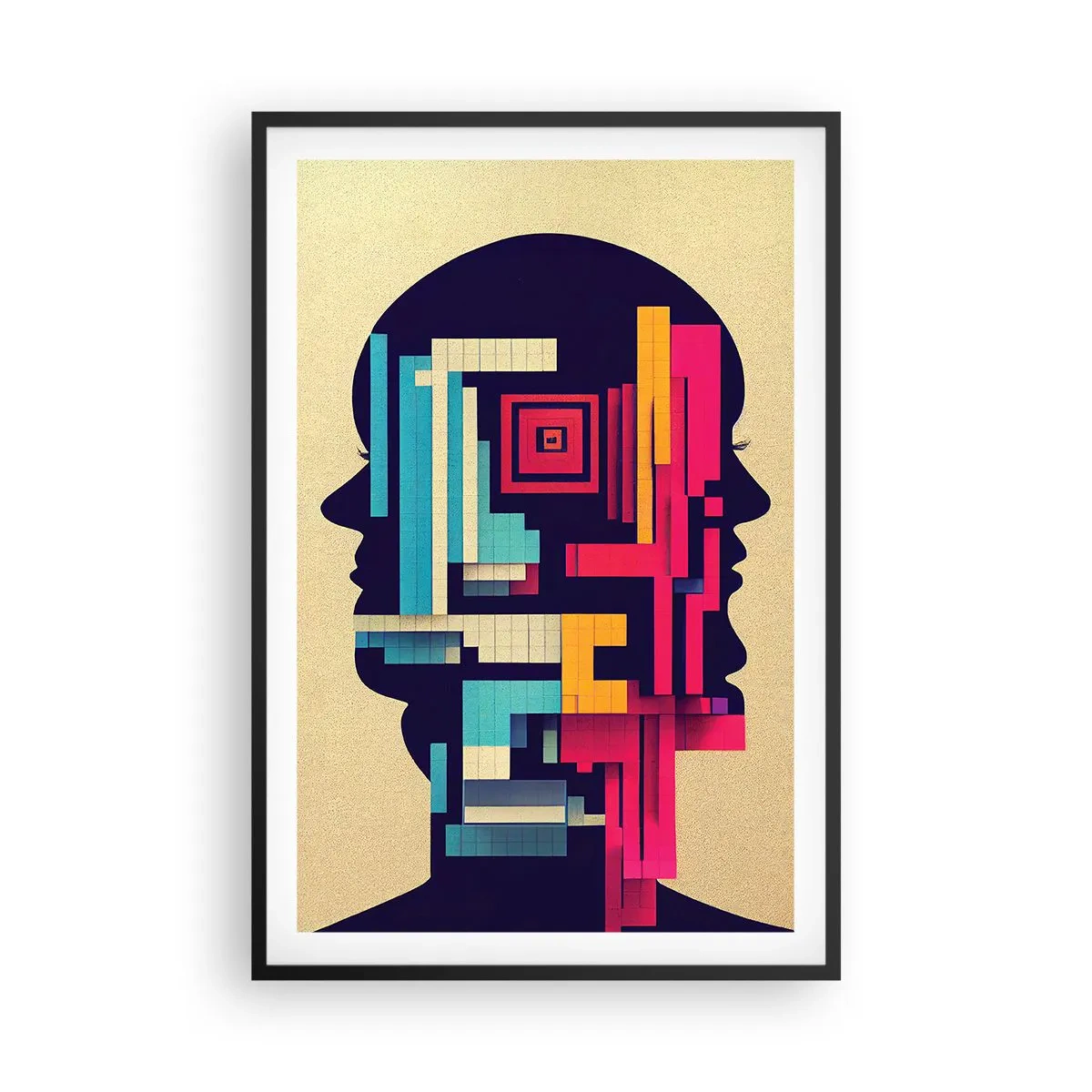 Plagát v čiernom ráme - Nové väzby - 61x91 cm