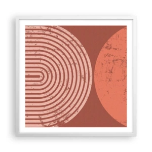 Plagát v bielom ráme - Blízky vzťah - 60x60 cm