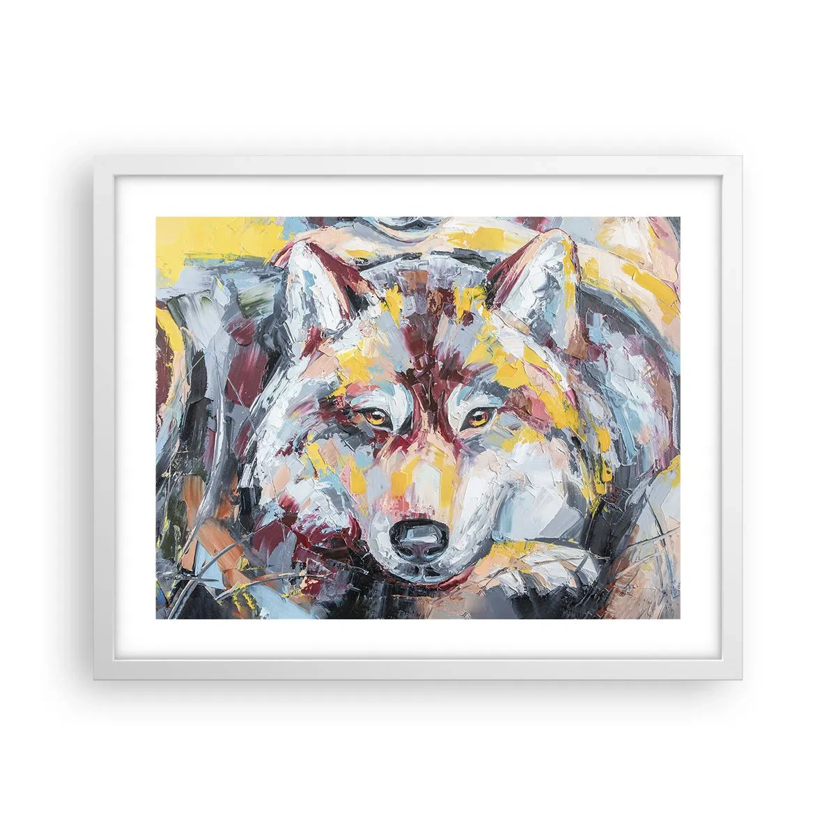 Plagát v bielom ráme - Pokoj medzi blízkymi - 50x40 cm